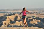 Alegria em conhecer as belezas do Badlands National Park, em South Dakota, nos Estados Unidos
